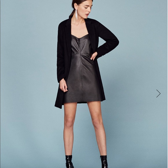 ❌Sold❌ Reformation Jinx Leather Dress S/2 - Picture 2 of 5